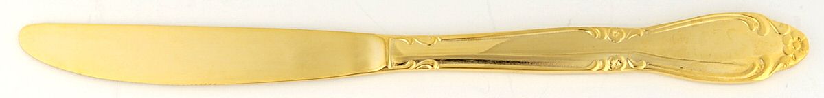 CUS11GO (Gold Electroplate) Modern Solid Knife by Customcraft-1