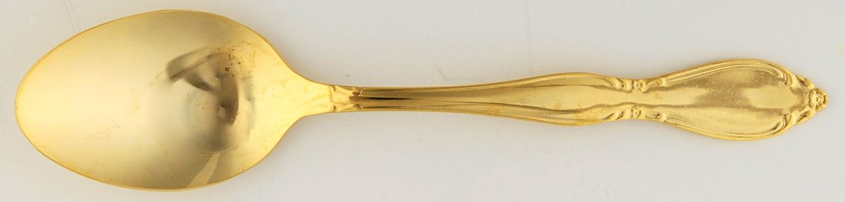 CUS11GO (Gold Electroplate) Place/Oval Soup Spoon by Customcraft-1