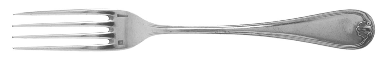 Coquille Berain (Silverplate, 1921) Fork by Christofle France-1