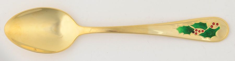 CBS6 (Gold Electroplate) Tablespoon (Serving Spoon) by Cambridge Silver-1