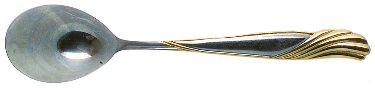 Gold Florentine Sugar Spoon by Cambridge Silver-1