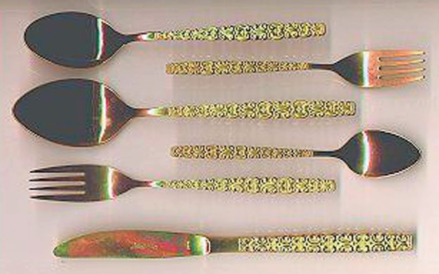 CSS20G (Gold Electroplate) Place/Oval Soup Spoon by Continental Silver-1