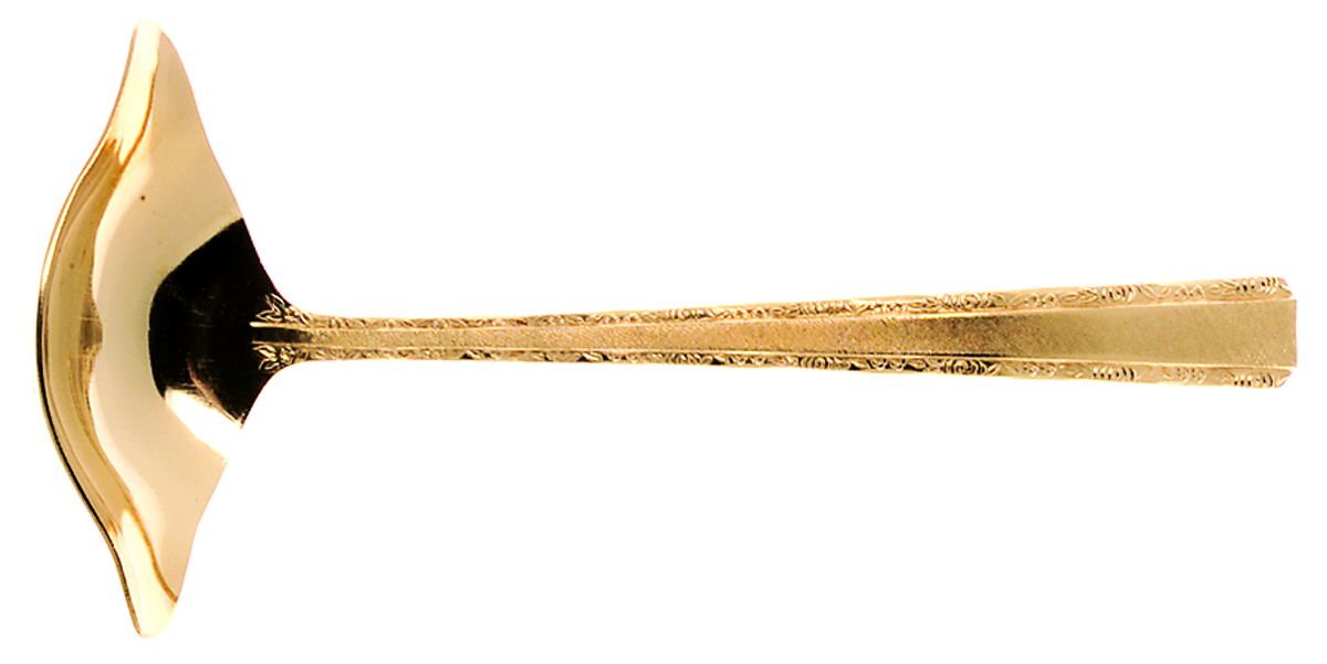 CSM9G (Gold Electroplate) Solid Gravy Ladle by Cosmos Products Company-1