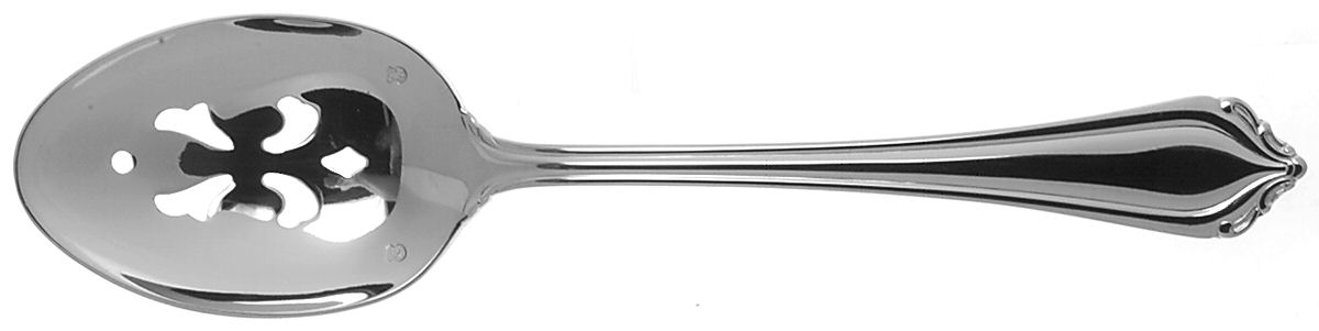 Mystic (Stainless) Pierced Tablespoon (Serving Spoon) by Cuisinart Flatware-1