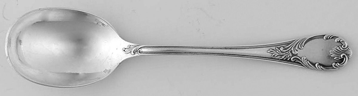 Marly (Silverplate, 1890, Glossy Handle) Sugar Spoon by Christofle France-1