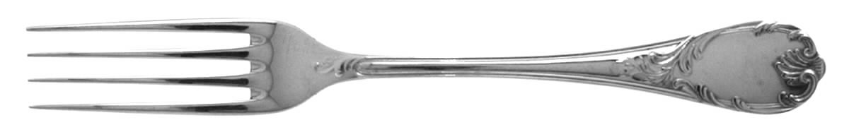 Marly (Silverplate, 1890, Glossy Handle) Fork by Christofle France-1