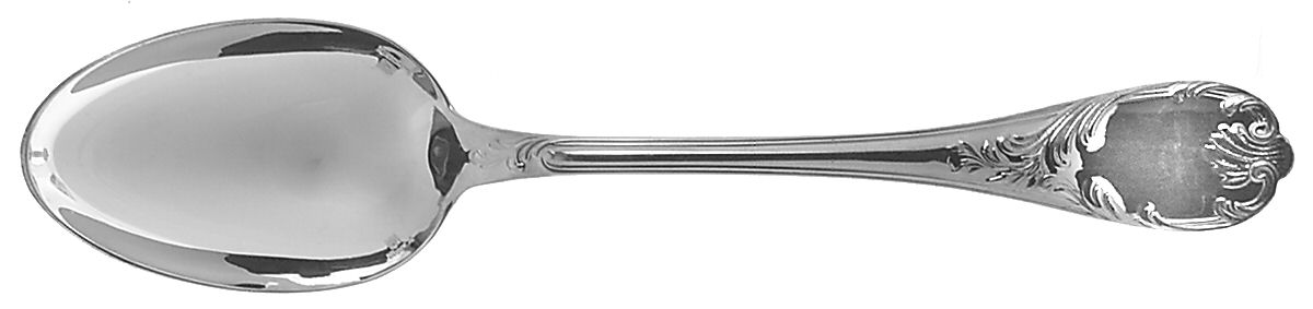 Marly (Silverplate, 1890, Glossy Handle) Tablespoon (Serving Spoon) by Christofle France-1