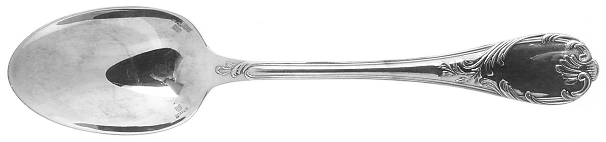Marly (Silverplate, 1890, Glossy Handle) Place/Oval Soup Spoon by Christofle France-1