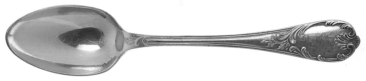 Marly (Silverplate, 1890, Glossy Handle) Five O'Clock Teaspoon by Christofle France-1
