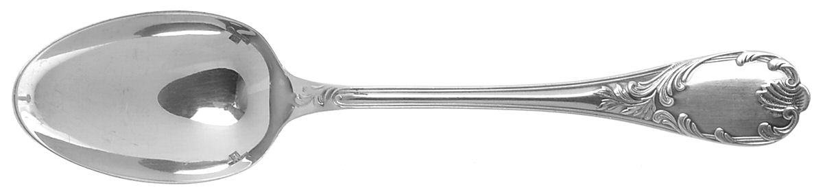 Marly (Silverplate, 1890, Glossy Handle) Dessert/Oval Soup Spoon by Christofle France-1