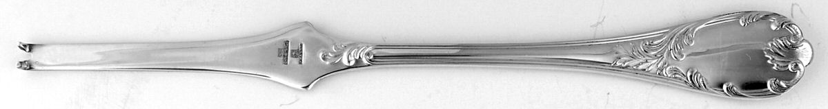Marly (Silverplate, 1890, Glossy Handle) Lobster Pick by Christofle France-1