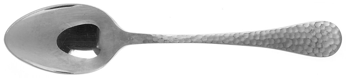 Country Hammered (Stainless) Place/Oval Soup Spoon by Cuisinart Flatware-1