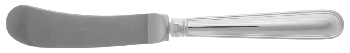 Albi (Sterling) Butter Spreader Hollow Hdl-Paddle/Stainless Blade by Christofle France-1