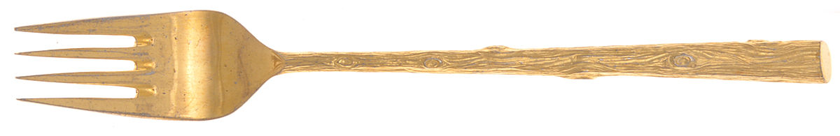 CSM22G (Gold Electroplate) Fork by Cosmos Products Company-1