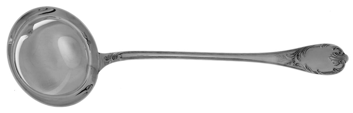 Marly (Sterling) Solid Soup Ladle by Christofle France-1