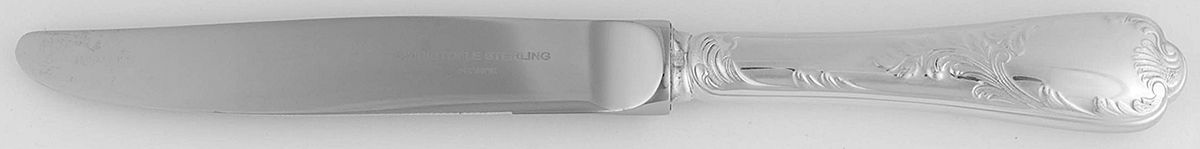 Marly (Sterling) Dessert Knife with Stainless Blade by Christofle France-1