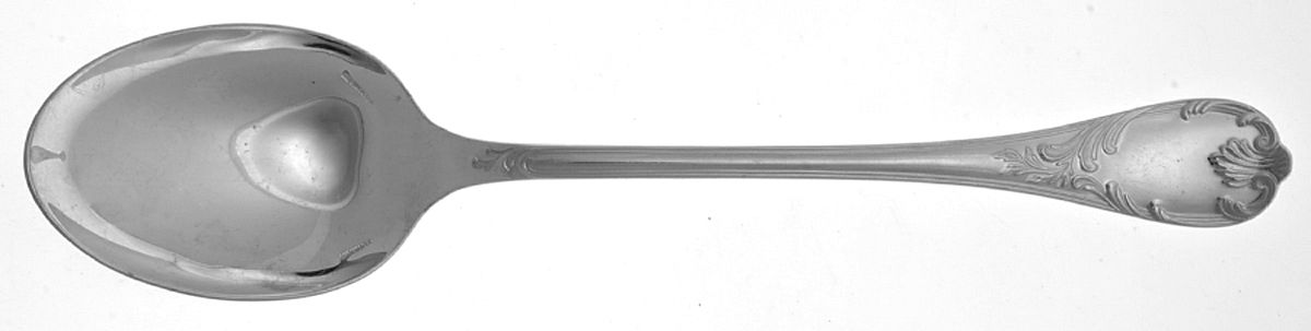 Marly (Sterling) Solid Serving Spoon by Christofle France-1