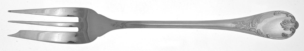 Marly (Sterling) Solid Serving Fork by Christofle France-1