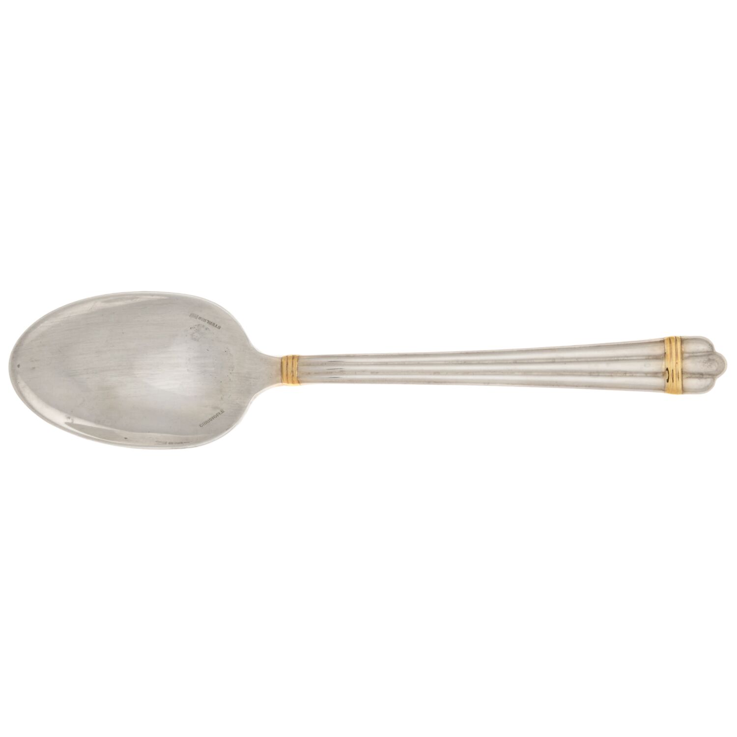 Aria Gold (Sterling, Gold Accent) Teaspoon by Christofle France-1