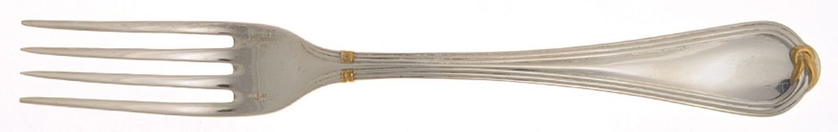 Oceana Gold (Sterling) Fork by Christofle France-1