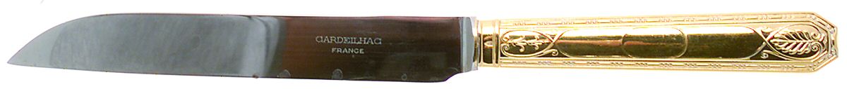 Golden Brienne (Gold Vermeil) Hollow Modern Knife by Christofle France-1
