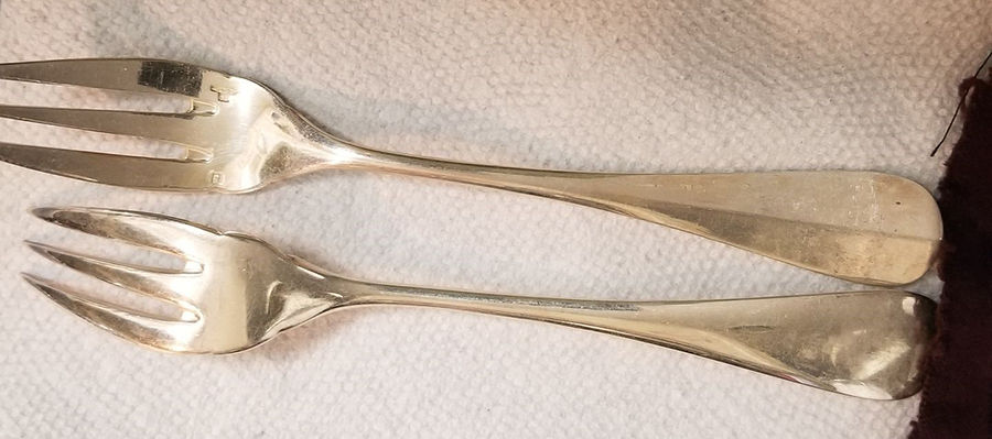 CTF15 (Silverplate) Individual Salad Fork by Christofle France-1