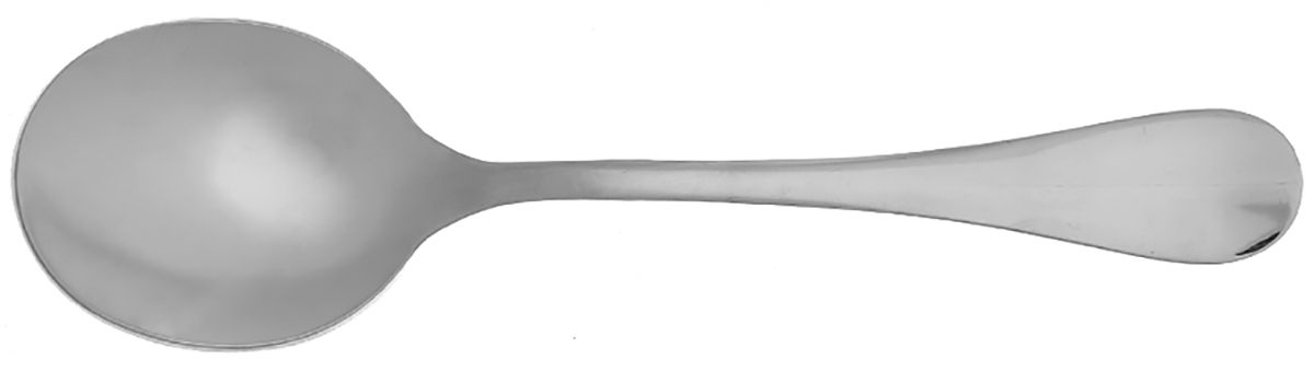 CTF15 (Silverplate) Round Bowl Soup Spoon (Cream Soup) by Christofle France-1