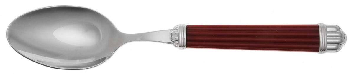 Aria-Bordeaux (Burgundy) Dessert/Oval Soup Spoon by Christofle France-1