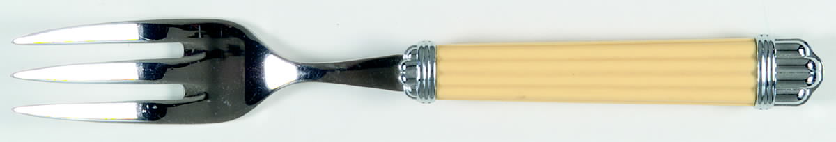 Aria-Yellow Individual Solid Fish Fork by Christofle France-1