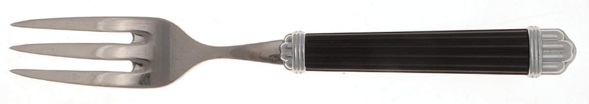 Aria-Black (Stainless) Individual Salad Fork by Christofle France-1