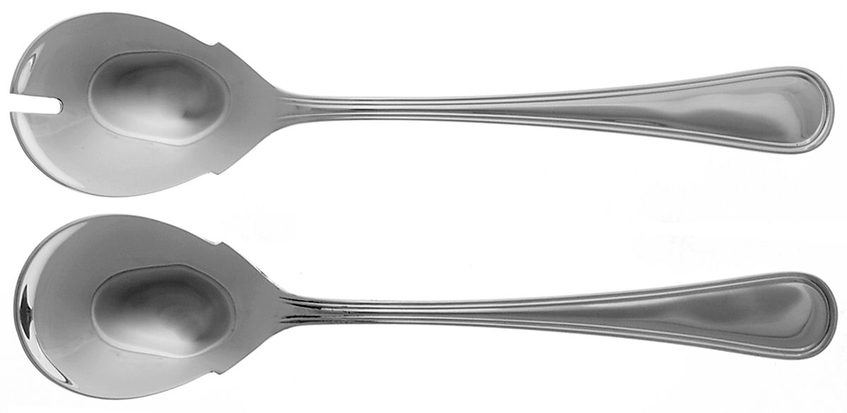 Sevigne (Stainless) (2 Pc) Solid Salad Set by Cutipol-1
