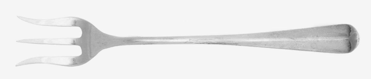 Queen Anne (Silverplate) Short Handle Pickle/Olive Fork by Cooper Bros & Sons-1