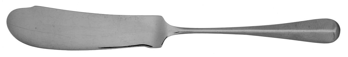 Queen Anne (Silverplate) Solid Handle Paddle Butter Spreader by Cooper Bros & Sons-1