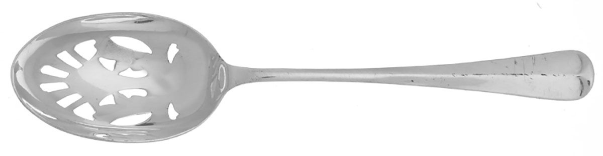 Queen Anne (Silverplate) Pierced Tablespoon (Serving Spoon) by Cooper Bros & Sons-1