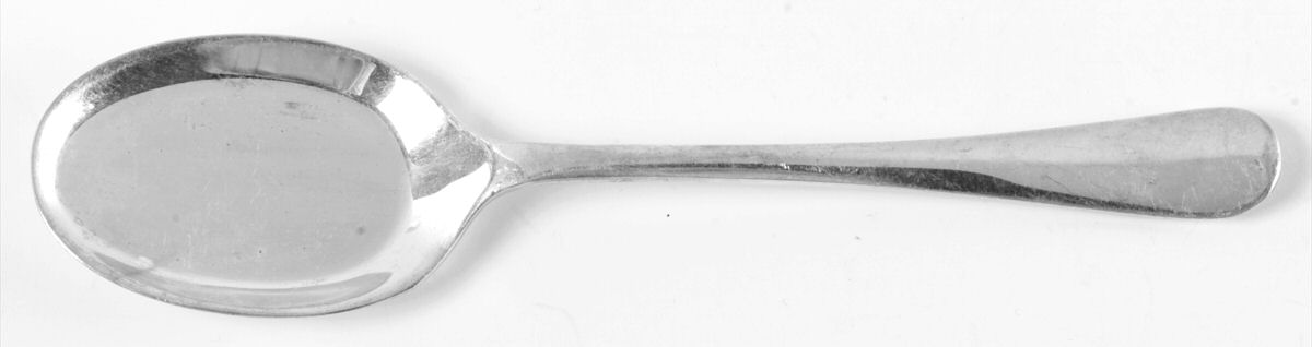 Queen Anne (Silverplate) Ice Cream Spoon Individual by Cooper Bros & Sons-1