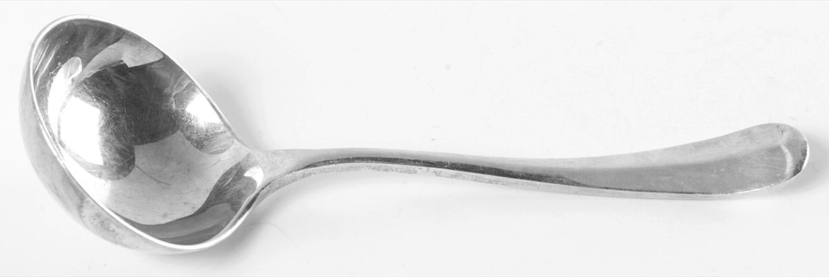 Queen Anne (Silverplate) Mayonnaise Ladle by Cooper Bros & Sons-1