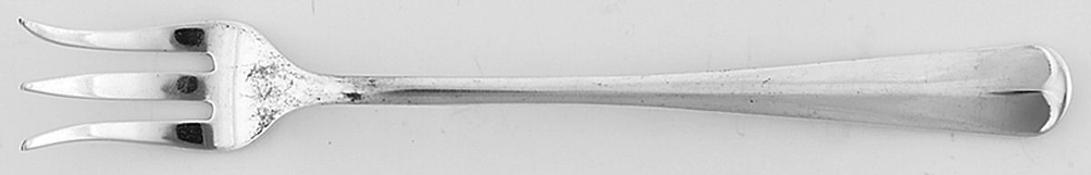 Queen Anne (Silverplate) Cocktail/Seafood Fork by Cooper Bros & Sons-1