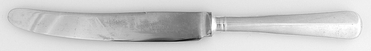 Queen Anne (Silverplate) New French Hollow Knife by Cooper Bros & Sons-1
