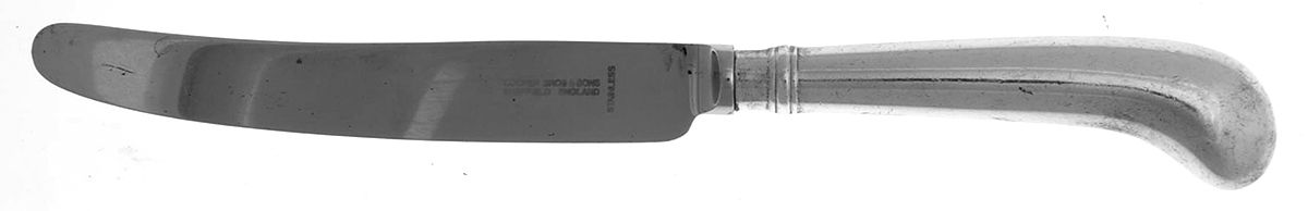 Queen Anne (Silverplate) New French Hollow Pistol Knife by Cooper Bros & Sons-1