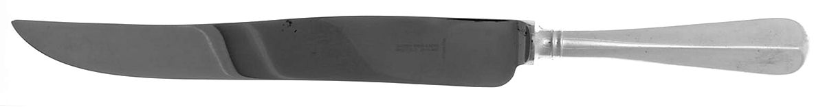 Queen Anne (Silverplate) Large Stainless Blade Roast Carving Knife by Cooper Bros & Sons-1