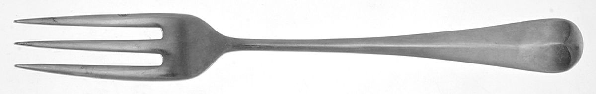 Queen Anne (Silverplate) Solid Serving Fork by Cooper Bros & Sons-1