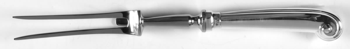 English Onslow (Sterling) Large Stainless-Prong Roast Carving Fork by CJ Vander-1