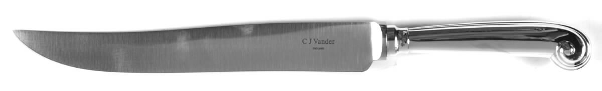 English Onslow (Sterling) Large Stainless Blade Roast Carving Knife by CJ Vander-1