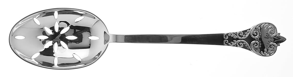 William & Mary (Sterling) Pierced Tablespoon (Serving Spoon) by CJ Vander-1