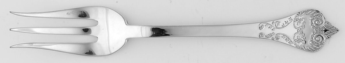 William & Mary (Sterling) Cocktail/Seafood Fork by CJ Vander-1