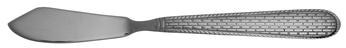 Geometric (Stainless) Flat Handle Master Butter Knife by Cambridge Silver-1