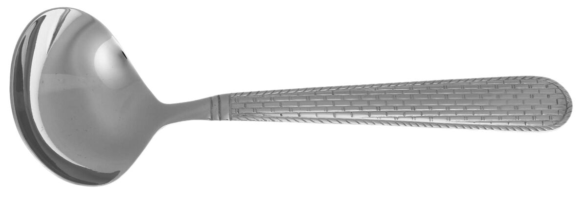 Geometric (Stainless) Solid Gravy Ladle by Cambridge Silver-1