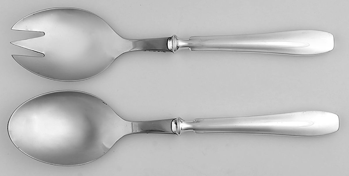 COH6 (Sterling) 2 Pc Salad Set with Stainless Bowl by Cohr-1