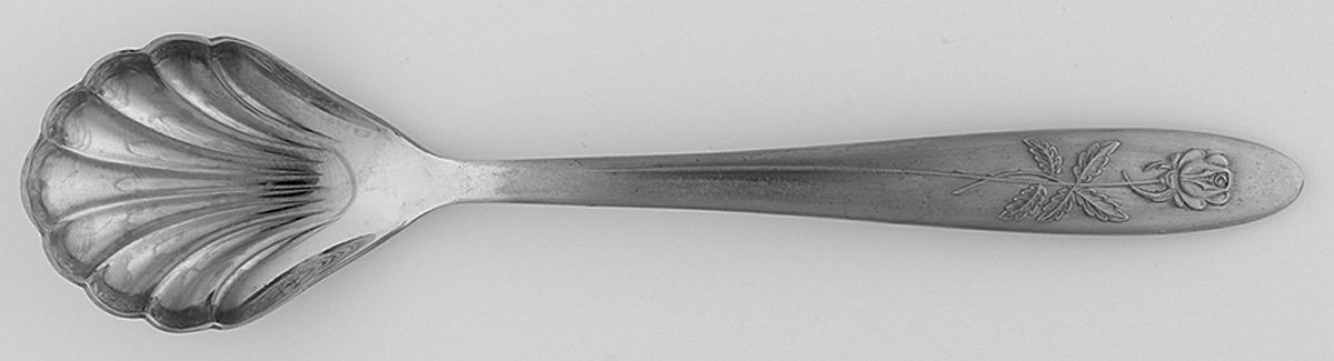 Rose (Stainless) Sugar Shell Spoon by Cathedral-1