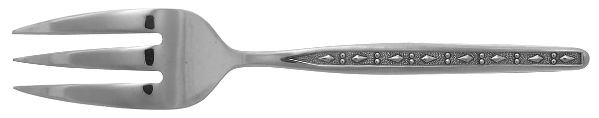 CSS33 (Stainless) Medium Solid Cold Meat Serving Fork by Continental Silver-1